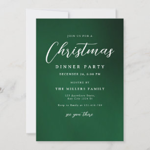 Invitation à un dîner de Noël, Minimaliste 