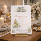 Invitation à un dîner de pendaison de crémaillère