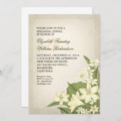 invitation à un dîner de répétition (Devant / Derrière)