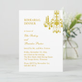 Invitation à un dîner de répétition dans une grand (Debout devant)