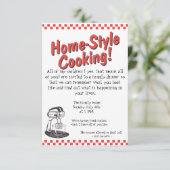 Invitation à un dîner en famille très nécessaire (Debout devant)