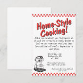 Invitation à un dîner en famille très nécessaire (Devant / Derrière)