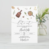 Invitation à un dîner - Invitation moderne à dîner (Debout devant)