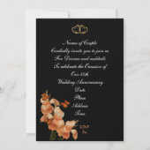 Invitation à un dîner pour le 50e anniversaire sur (Dos)