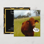 Invitation à un dîner vegan (Devant / Derrière)