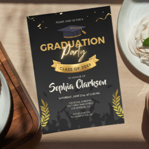 Invitation à un diplôme de classe