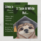 Invitation à un diplôme de fin d'études (Devant / Derrière)