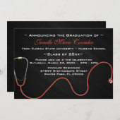 Invitation à un diplôme d'études Médicales de stét (Devant / Derrière)