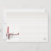 Invitation à un diplôme Médicale sur la ligne de v (Dos)