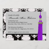 Invitation à un diplôme personnalisé (Devant / Derrière)