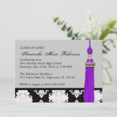 Invitation à un diplôme personnalisé (Debout devant)