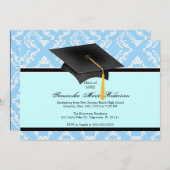 Invitation à un diplôme personnalisé (Devant / Derrière)