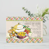 Invitation à un échange de soupes de récolte (Debout devant)