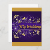 Invitation à un événement de henné (Devant / Derrière)