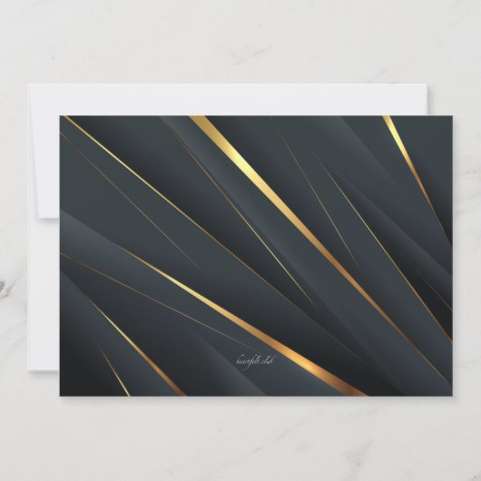 Invitation à un événement de support élégant (Dos)