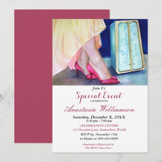 INVITATION À UN ÉVÉNEMENT DE VOYAGE EN GROUPE (Devant / Derrière)