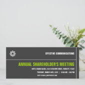 Invitation à un événement d'entreprise typographiq (Debout devant)