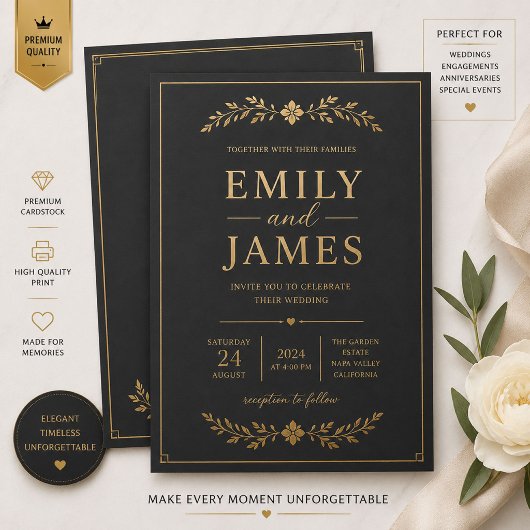 Invitation à un événement neutre | Design Moderne