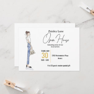 Invitation à un événement pour une journée portes
