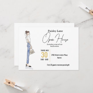 Invitation à un événement pour une journée portes