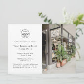 Invitation à un événement professionnel | Cartes d (Debout devant)