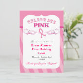 Invitation à un événement sur le cancer du sein du (Debout devant)