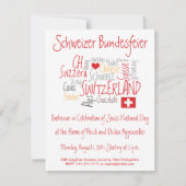 Invitation à un événement thématique suisse (Dos)