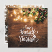 Invitation à un joyeux petit Noël (Devant / Derrière)