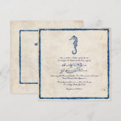 Invitation à un mariage à cheval de la mer bleue V (Devant / Derrière)