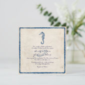 Invitation à un mariage à cheval de la mer bleue V (Debout devant)