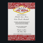 Invitation à un mariage à Las Vegas à la florale r<br><div class="desc">Le mariage de la florale des Damas rouges et blanches de Las Vegas vous invite. Tous les textes par défaut peuvent être entièrement customisés avec vos propres mots, et vous pouvez également modifier les polices, les tailles, le placement de texte et les couleurs du texte. Pour modifier le texte uniquement,...</div>