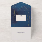 Invitation à un mariage avec l'étoile de la Marine (Dehors)