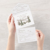 Invitation à un mariage dans les montagnes (Déchirure)