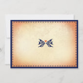 Invitation à un mariage de destination de CANCUN (Dos)