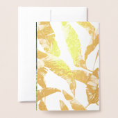 Invitation à un mariage de Feuilles de bananes à l (Derrière avec enveloppe)