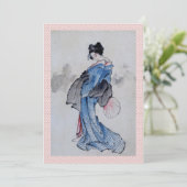 Invitation à un mariage de Geisha (Debout devant)