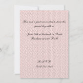 Invitation à un mariage de Geisha (Dos)