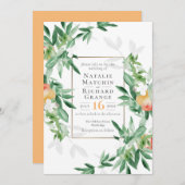 Invitation à un mariage de verger d'été (Devant / Derrière)