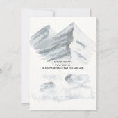 Invitation à un mariage d'hiver (Dos)