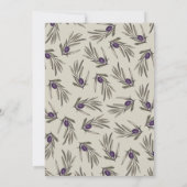 Invitation à un mariage d'olives toscanes, soutien (Dos)