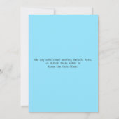 Invitation à un mariage en tableau de bord de la t (Dos)