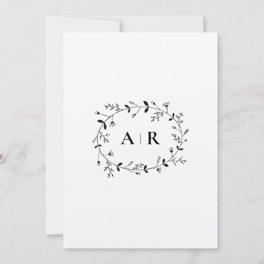 Invitation À Un Mariage Moderne, (Dos)