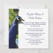 Invitation à un mariage personnalisé avec un paque (Devant)