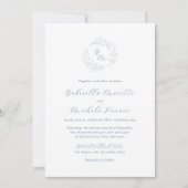 Invitation à un mariage photo avec RSVP (Devant)