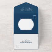 Invitation à un mariage pour la Marine de la Toile (Dehors)