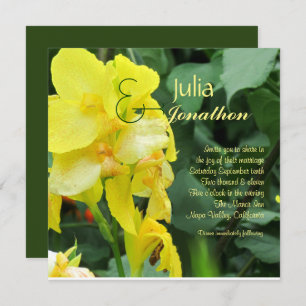 Invitation à un mariage sur mesure pour la Lily ca