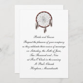 Invitation à un mariage sur mesure pour le RW Drea (Devant / Derrière)