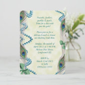 Invitation à un paquebot bleu/vert (Debout devant)