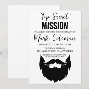 invitation à un parti de retraite surprise