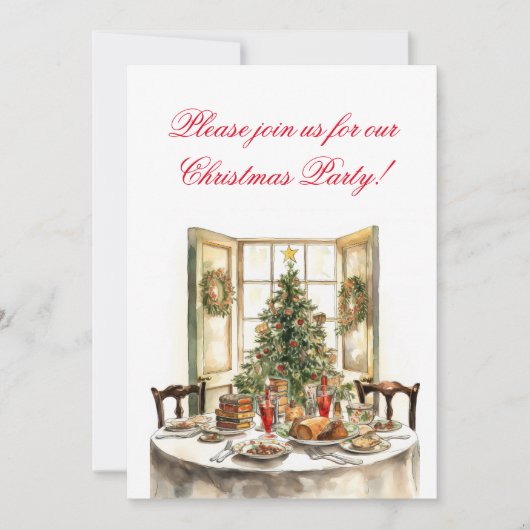 INVITATION À UN PARTI NOËL (Devant)
